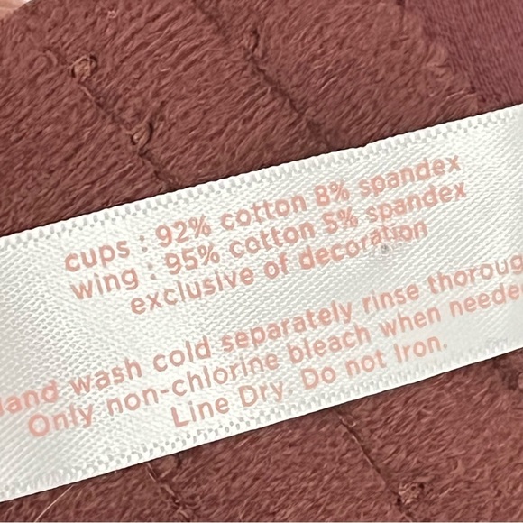 NWT Cacique 44DDD Bra Lightly Lined t-shirt 0672 Balconette Brown red - Picture 6 of 9